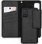 Selencia Hoesje Geschikt voor Samsung Galaxy A71 Hoesje Met Pasjeshouder - Selencia Llyr 2-in-1 Uitneembare Slang Bookcase - Zwart