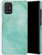 Selencia Hoesje Geschikt voor Samsung Galaxy A71 Hoesje - Selencia Maya Fashion Backcover - groen