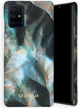 Selencia Hoesje Geschikt voor Samsung Galaxy A71 - Selencia Maya Fashion Backcover - zwart