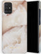 Selencia Hoesje Geschikt voor Samsung Galaxy A71 - Selencia Maya Fashion Backcover - wit