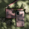 Selencia Hoesje Geschikt voor Samsung Galaxy A72 Hoesje Met Pasjeshouder - Selencia Tierra Uitneembare Slang Clutch - Donkerrood
