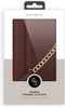 Selencia Hoesje Geschikt voor Samsung Galaxy A72 Hoesje Met Pasjeshouder - Selencia Tierra Uitneembare Slang Clutch - Donkerrood
