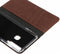 Selencia Hoesje Geschikt voor Samsung Galaxy A9 (2018) Hoesje Met Pasjeshouder - Selencia Echt Lederen Bookcase - Bruin