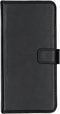 Selencia Hoesje Geschikt voor Samsung Galaxy J4 Plus Hoesje Met Pasjeshouder - Selencia Echt Lederen Bookcase - Zwart