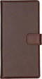Selencia Hoesje Geschikt voor Samsung Galaxy Note 10 Hoesje Met Pasjeshouder - Selencia Echt Lederen Bookcase - Bruin