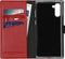 Selencia Hoesje Geschikt voor Samsung Galaxy Note 10 Hoesje Met Pasjeshouder - Selencia Echt Lederen Bookcase - Rood