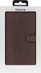 Selencia Hoesje Geschikt voor Samsung Galaxy Note 10 Hoesje Met Pasjeshouder - Selencia Echt Lederen Bookcase - Bruin
