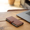 Selencia Hoesje Geschikt voor Samsung Galaxy Note 10 Hoesje Met Pasjeshouder - Selencia Echt Lederen Bookcase - Bruin