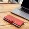 Selencia Hoesje Geschikt voor Samsung Galaxy Note 10 Hoesje Met Pasjeshouder - Selencia Echt Lederen Bookcase - Rood
