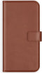 Selencia Hoesje Geschikt voor Samsung Galaxy Note 10 Lite Hoesje Met Pasjeshouder - Selencia Echt Lederen Bookcase - Lichtbruin