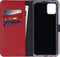 Selencia Hoesje Geschikt voor Samsung Galaxy Note 10 Lite Hoesje Met Pasjeshouder - Selencia Echt Lederen Bookcase - Rood