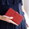 Selencia Hoesje Geschikt voor Samsung Galaxy Note 10 Lite Hoesje Met Pasjeshouder - Selencia Echt Lederen Bookcase - Rood