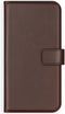 Selencia Hoesje Geschikt voor Samsung Galaxy Note 10 Plus Hoesje Met Pasjeshouder - Selencia Echt Lederen Bookcase - Bruin