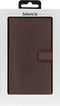 Selencia Hoesje Geschikt voor Samsung Galaxy Note 10 Plus Hoesje Met Pasjeshouder - Selencia Echt Lederen Bookcase - Bruin