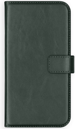 Selencia Hoesje Geschikt voor Samsung Galaxy Note 9 Hoesje Met Pasjeshouder - Selencia Echt Lederen Bookcase - Groen