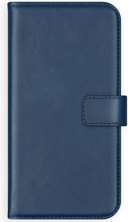 Selencia Hoesje Geschikt voor Samsung Galaxy S10 Lite Hoesje Met Pasjeshouder - Selencia Echt Lederen Bookcase - Blauw
