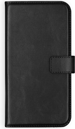 Selencia Hoesje Geschikt voor Samsung Galaxy S10 Lite Hoesje Met Pasjeshouder - Selencia Echt Lederen Bookcase - Zwart