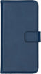 Selencia Hoesje Geschikt voor Samsung Galaxy S10e Hoesje Met Pasjeshouder - Selencia Echt Lederen Bookcase - Blauw