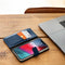 Selencia Hoesje Geschikt voor Samsung Galaxy S10e Hoesje Met Pasjeshouder - Selencia Echt Lederen Bookcase - Blauw