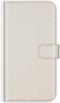 Selencia Hoesje Geschikt voor Samsung Galaxy S20 FE Hoesje Met Pasjeshouder - Selencia Echt Lederen Bookcase - Lichtgrijs