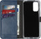 Selencia Hoesje Geschikt voor Samsung Galaxy S20 Hoesje Met Pasjeshouder - Selencia Echt Lederen Bookcase - Blauw