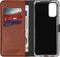 Selencia Hoesje Geschikt voor Samsung Galaxy S20 Hoesje Met Pasjeshouder - Selencia Echt Lederen Bookcase - Lichtbruin