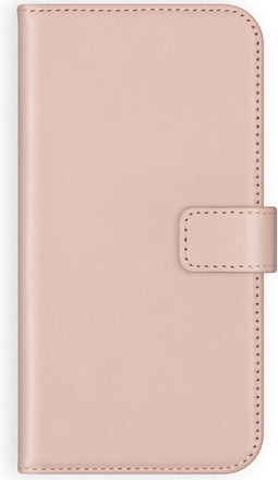 Selencia Hoesje Geschikt voor Samsung Galaxy S20 Plus Hoesje Met Pasjeshouder - Selencia Echt Lederen Bookcase - Roze