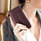 Selencia Hoesje Geschikt voor Samsung Galaxy S20 Plus Hoesje Met Pasjeshouder - Selencia Llyr 2-in-1 Uitneembare Slang Bookcase - Donkerrood