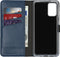 Selencia Hoesje Geschikt voor Samsung Galaxy S20 Plus Hoesje Met Pasjeshouder - Selencia Echt Lederen Bookcase - Blauw