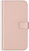 Selencia Hoesje Geschikt voor Samsung Galaxy S20 Ultra Hoesje Met Pasjeshouder - Selencia Echt Lederen Bookcase - Roze