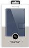 Selencia Hoesje Geschikt voor Samsung Galaxy S21 Hoesje Met Pasjeshouder - Selencia Echt Lederen Bookcase - Blauw