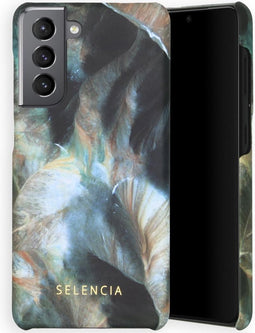 Selencia Hoesje Geschikt voor Samsung Galaxy S21 Hoesje - Selencia Maya Fashion Backcover - zwart