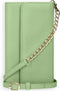 Selencia Hoesje Geschikt voor Samsung Galaxy S21 Plus Hoesje Met Pasjeshouder - Selencia Tierra Uitneembare Slang Clutch - Groen