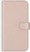 Selencia Hoesje Geschikt voor Samsung Galaxy S21 Plus Hoesje Met Pasjeshouder - Selencia Echt Lederen Bookcase - Roze