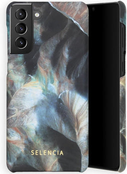 Selencia Hoesje Geschikt voor Samsung Galaxy S21 Plus - Selencia Maya Fashion Backcover - zwart