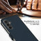 Selencia Hoesje Geschikt voor Samsung Galaxy S23 FE Hoesje Met Pasjeshouder - Selencia Echt Lederen Bookcase - Blauw