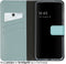 Selencia Hoesje Geschikt voor Samsung Galaxy S23 Hoesje Met Pasjeshouder - Selencia Echt Lederen Bookcase - lichtblauw