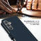 Selencia Hoesje Geschikt voor Samsung Galaxy S24 Plus Hoesje Met Pasjeshouder - Selencia Echt Lederen Bookcase - Blauw