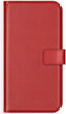 Selencia Hoesje Geschikt voor Samsung Galaxy S8 Hoesje Met Pasjeshouder - Selencia Echt Lederen Bookcase - Rood