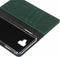 Selencia Hoesje Met Pasjeshouder Geschikt voor Samsung Galaxy J6 Plus - Selencia Echt Lederen Bookcase - Groen