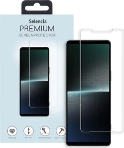 Selencia Screen protector - Geschikt voor Sony Xperia 1 V - Gehard Glas Screenprotector