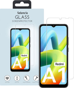 Selencia Screen protector - Geschikt voor Xiaomi Redmi A2, Xiaomi Redmi A1 - Gehard Glas Screenprotector