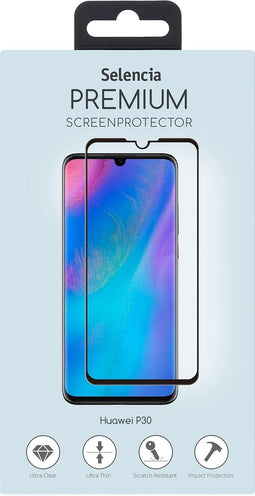 Selencia Screenprotector Geschikt voor Huawei P30 Tempered Glass - Selencia Gehard Glas Premium Screenprotector