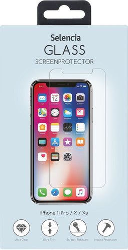 Selencia Screenprotector Geschikt voor iPhone Xs / X / 11 Pro Tempered Glass - Selencia Gehard Glas Screenprotector