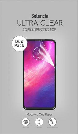 Selencia Screenprotector Geschikt voor Motorola One Hyper - Selencia Duo Pack Ultra Clear Screenprotector smartphone