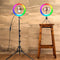 Selfie ring licht 33 cm - Uitschuifbare statief 160 cm - RGB ring verlichting - Mobiele telefoon houder voor live streaming - 10 Helderheid LED selfie licht - Draadloze afstandsbediening