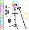 Selfie-Ringlamp met Statief & Telefoonhouder