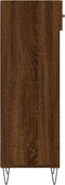 vidaXL - Schoenenkast - 30x35x105 - cm - bewerkt - hout - bruin - eikenkleur
