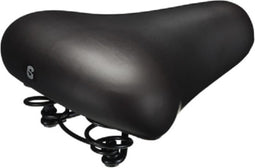 Selle Comfort City Budget Fietszadel Met Strop Foam Zwart
