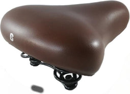 Selle Comfort City Zadel Unisex Gel/staal Bruin